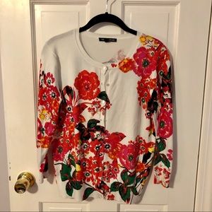 Floral Cardigan Sz L